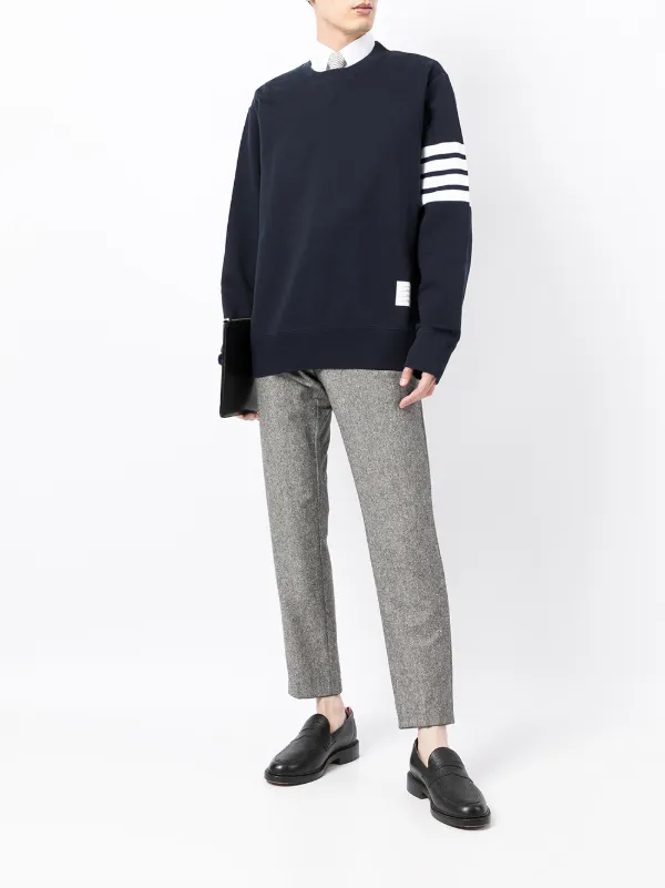 【送料&関税込】Thom Browne Blue Crewneck Rbw Sweatshirt 17271348_35623581_600.jpg