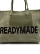 Readymade logo-print military canvas tote bag