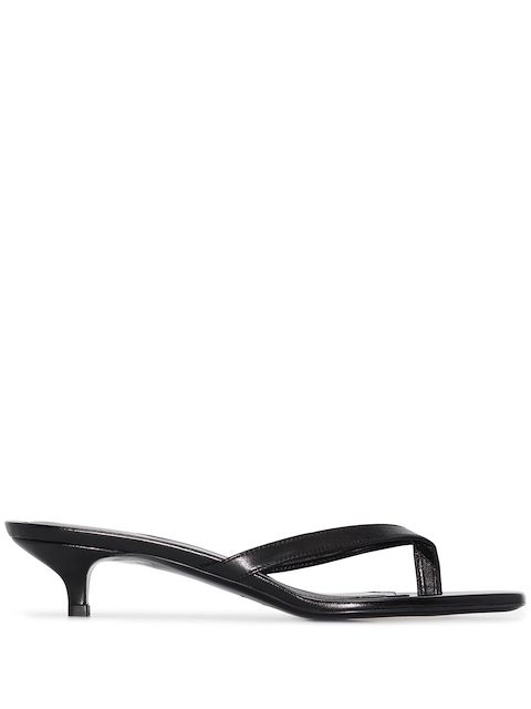 TOTEME 40mm kitten-heel flip-flops