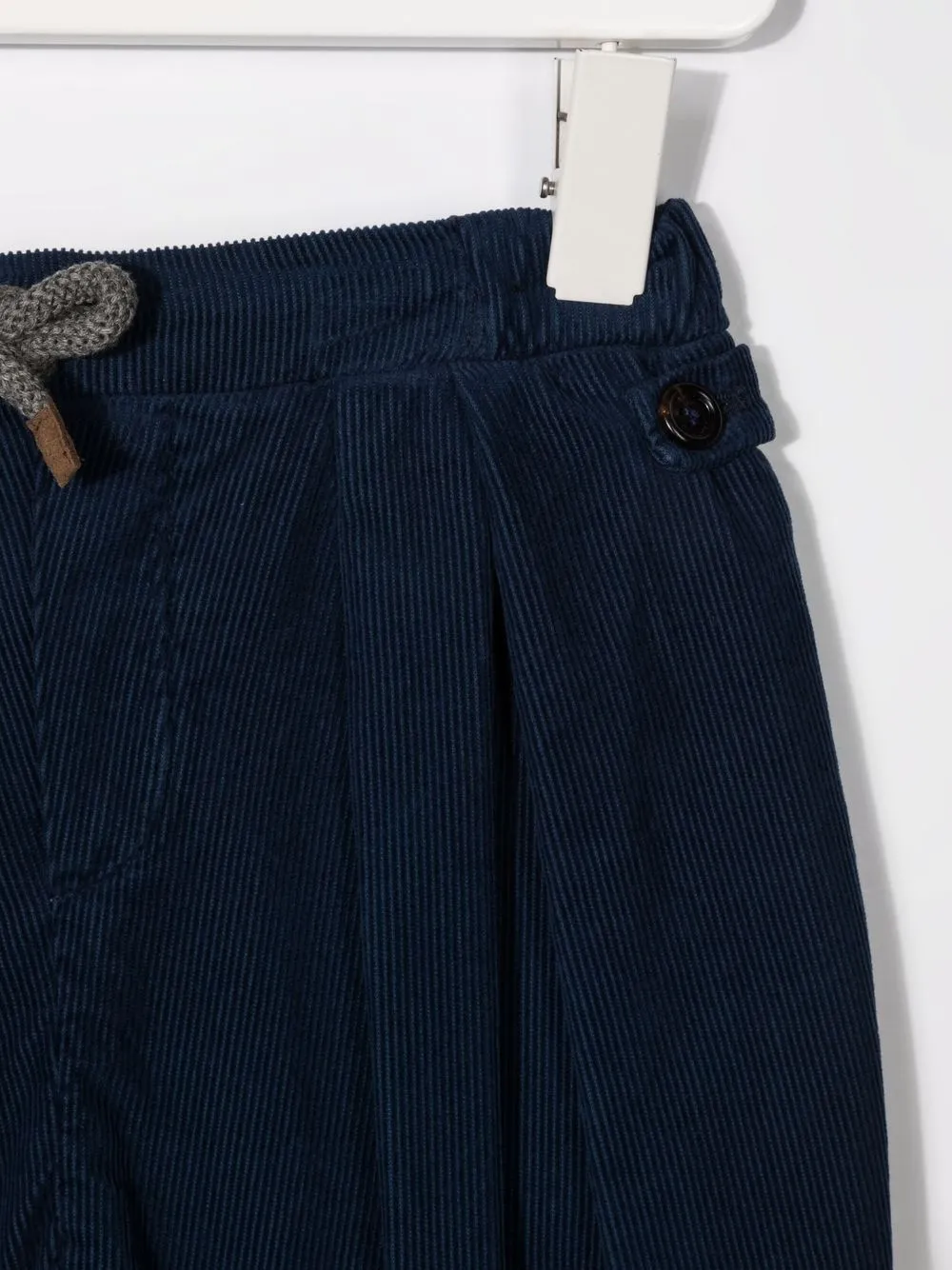 фото Brunello cucinelli kids зауженные вельветовые брюки