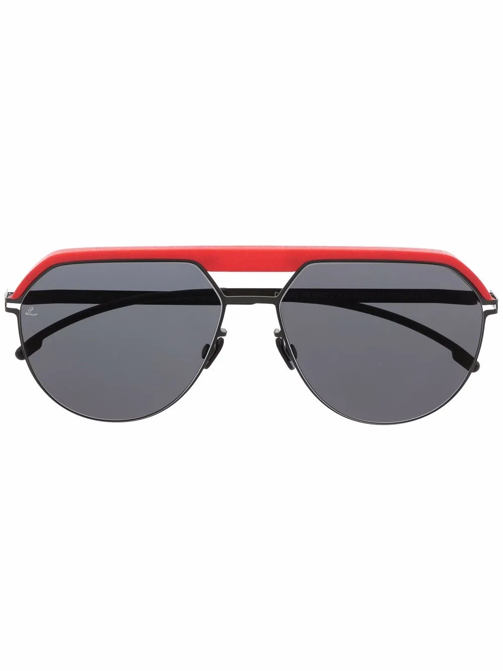 

Mykita lentes de sol con armazón estilo piloto - Negro