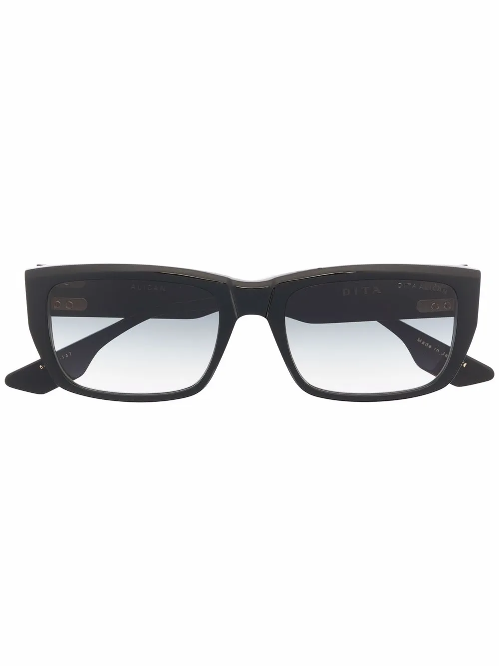 Dita Eyewear gradient rectangle-frame sunglasses | Black | Image 1