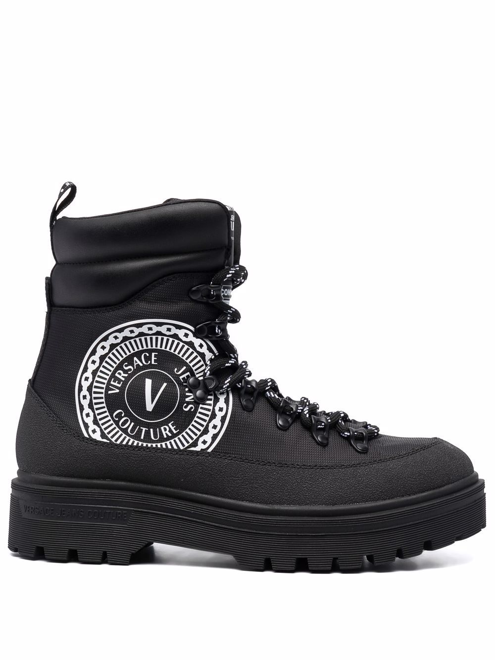 ＜Farfetch＞ ★20%OFF！Versace Jeans Couture レースアップ ブーツ - ブラック