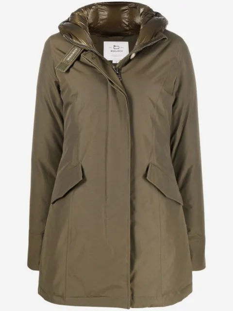 Woolrich Parka de algodão misto com capuz
