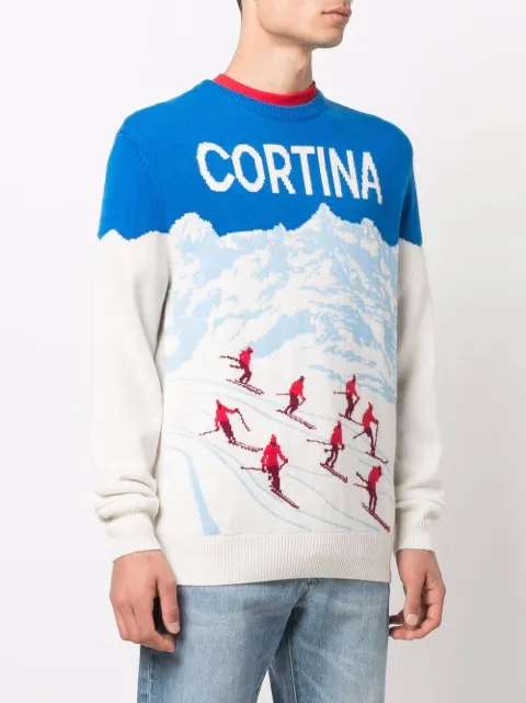 Maglione cortina in misto lana - Vittorio Citro Boutique