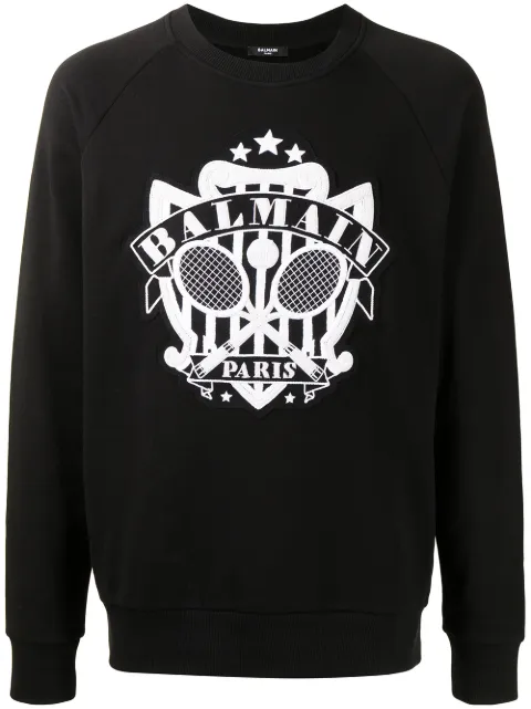 Balmain logo-embellished sweatshirt