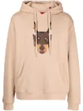 Mostly Heard Rarely Seen 8-Bit Doberman Pincher pullover hoodie - Brown