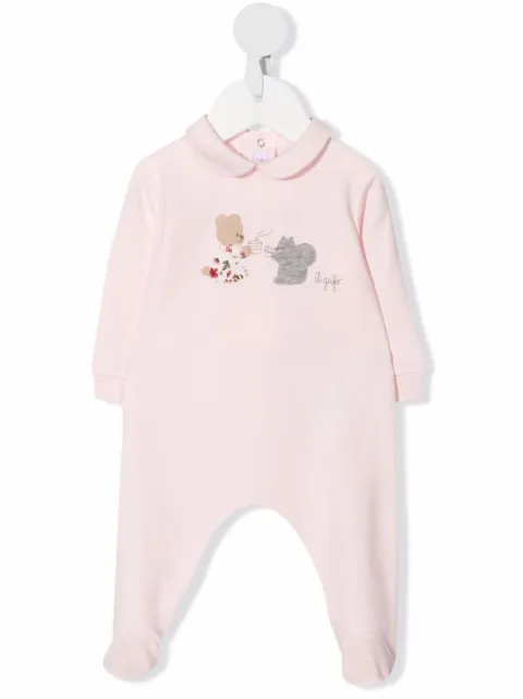 Il Gufo logo-print pajamas 
