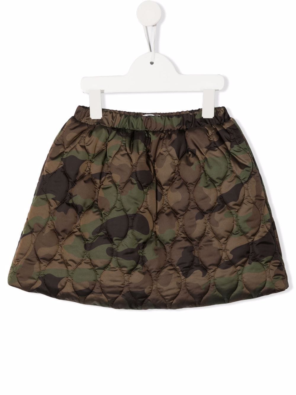 фото Il gufo стеганая юбка мини с камуфляжным принтом