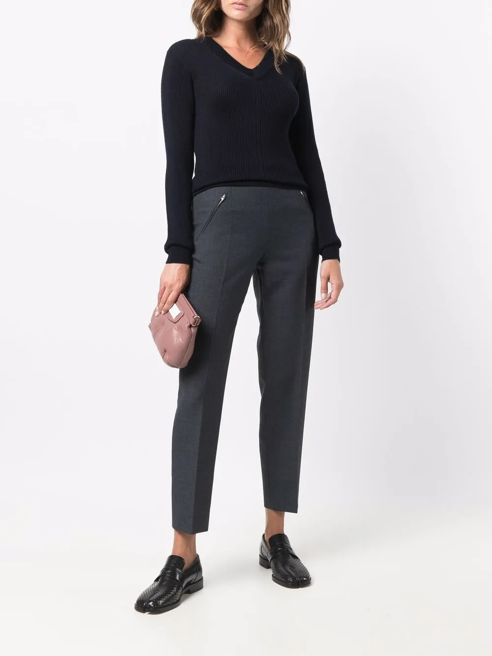 Maison Margiela Slim-fit broek - Grijs