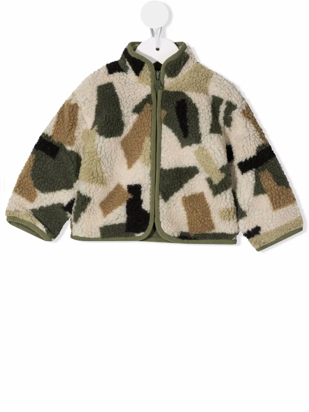 Image 1 of Stella McCartney Kids graphic-print shearling jacket