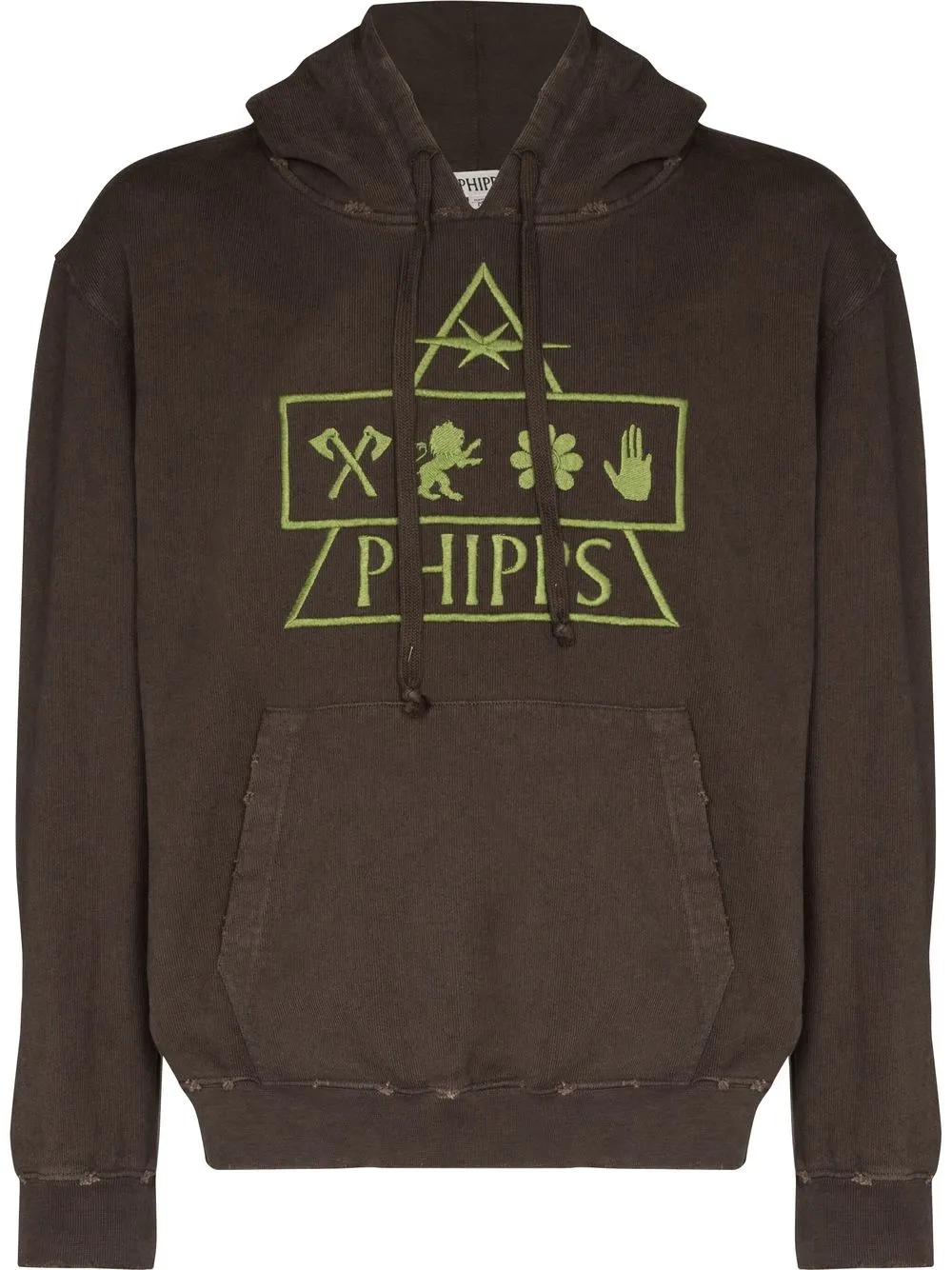 

Phipps hoodie Pyramid - Verde