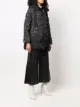Herno tweed zip-fastening coat