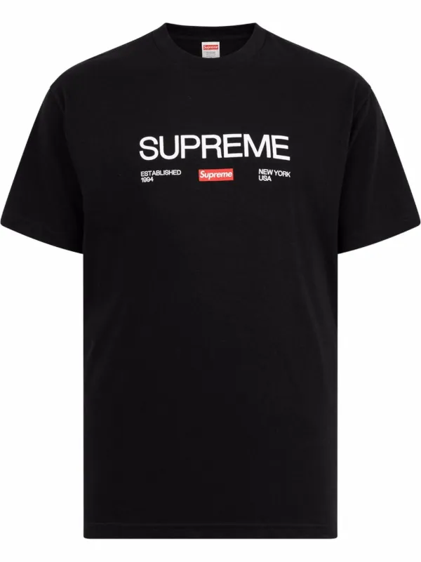 Black supreme shirt hotsell