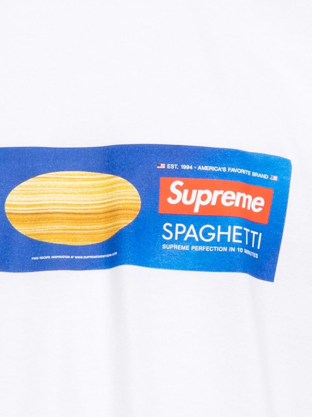 Shop Supreme Spaghetti Short-sleeve T-shirt In Weiss