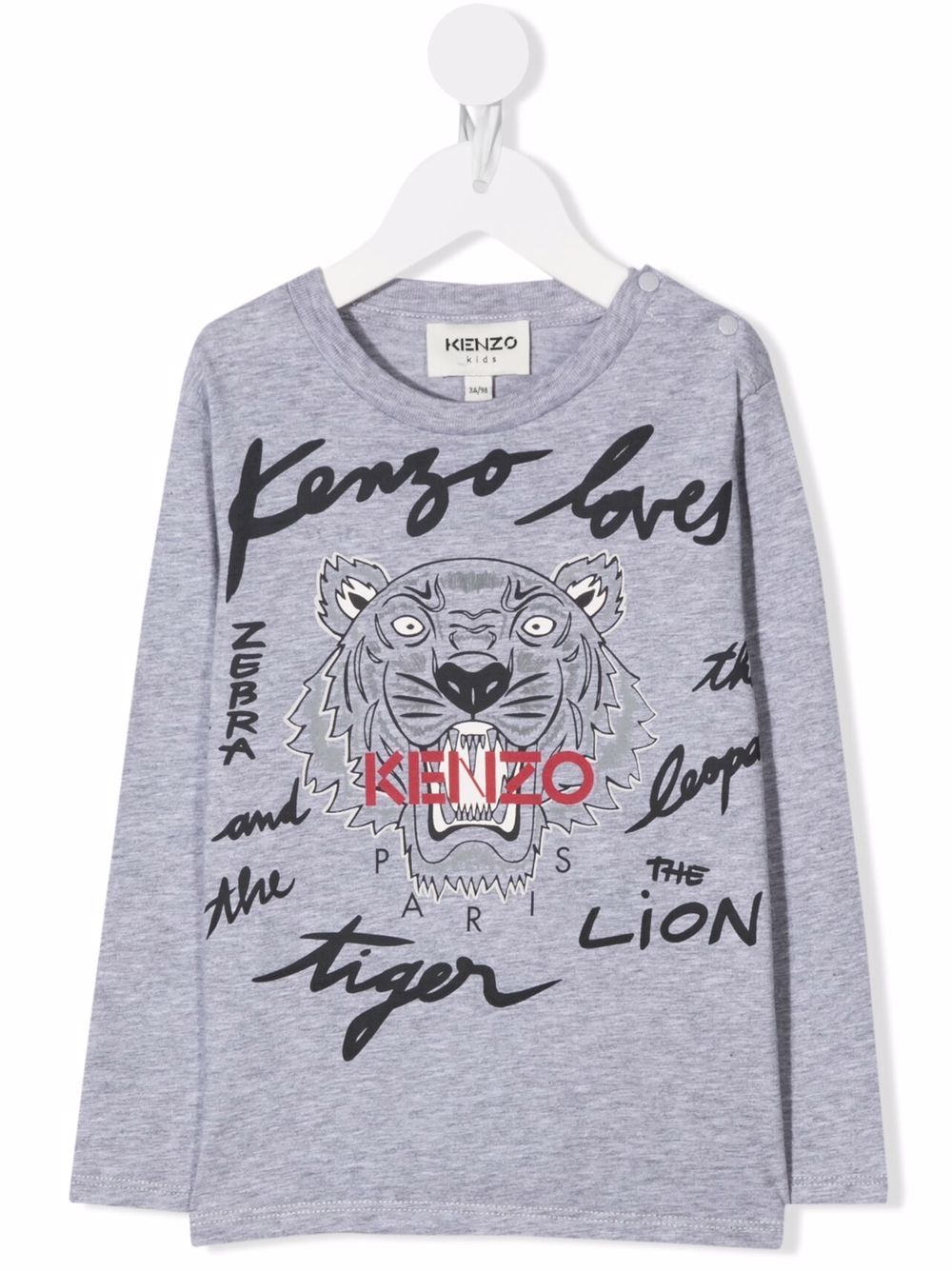 фото Kenzo kids топ с принтом