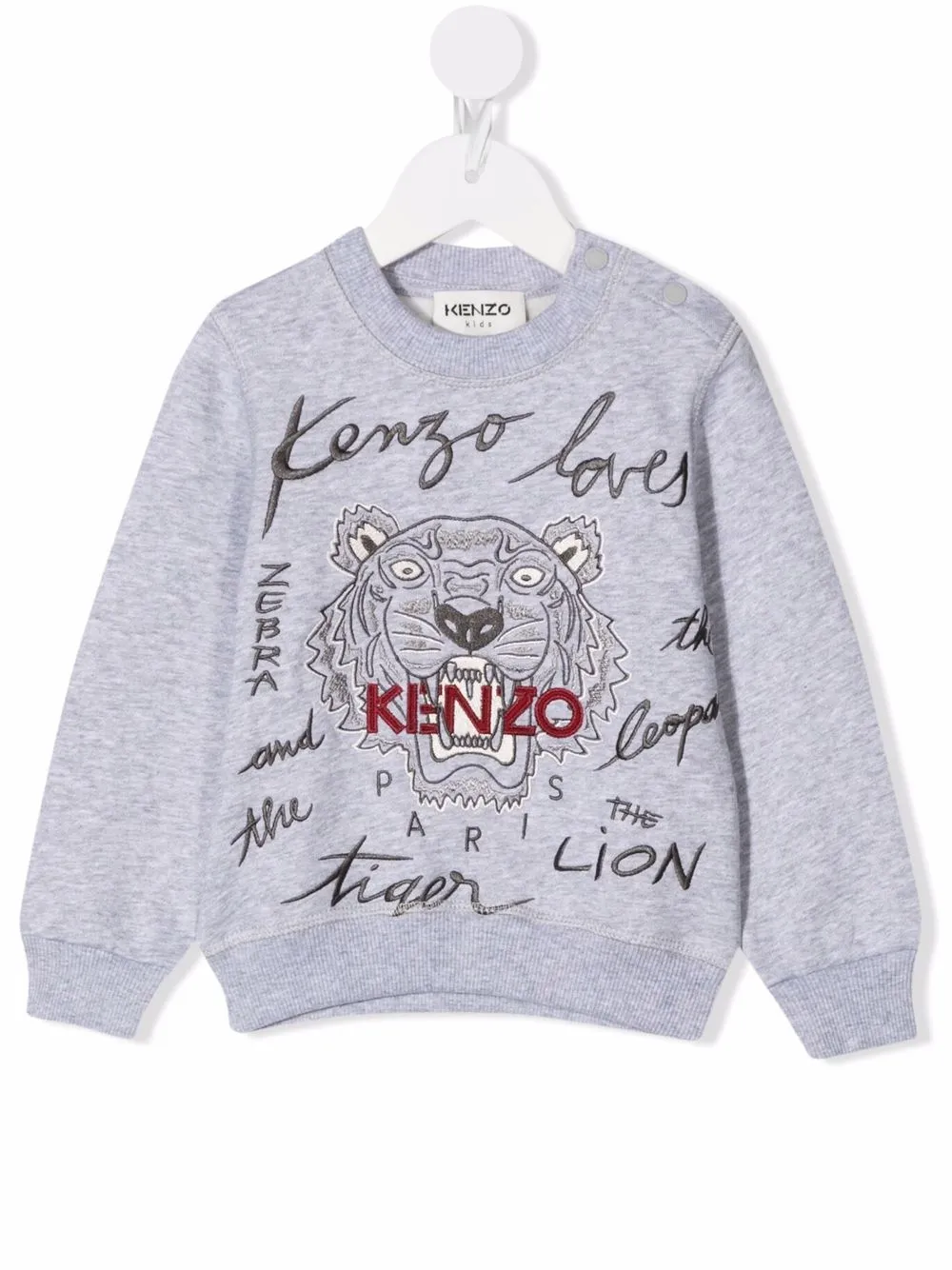 фото Kenzo kids толстовка с принтом