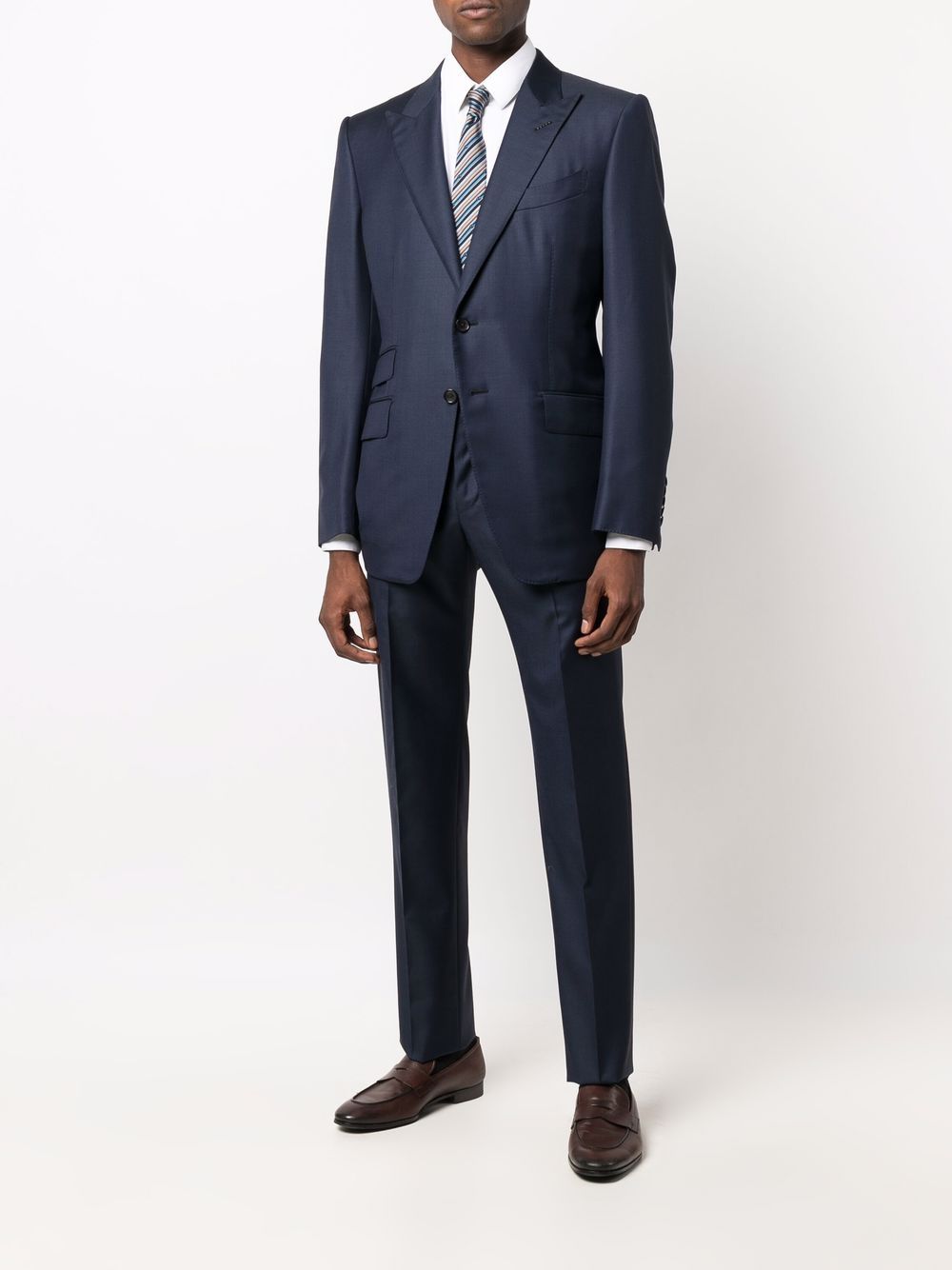 TOM FORD peaked-lapels single-breasted Suit - Farfetch