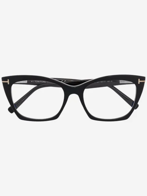 TOM FORD Eyewear logo-plaque cat-eye glasses