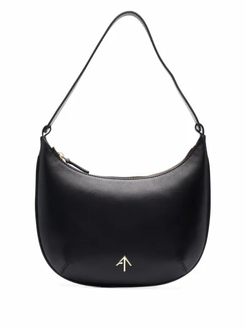 Manu Atelier Mani Mini logo-plaque shoulder bag
