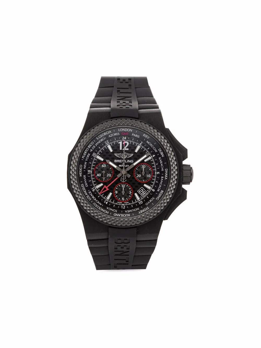 фото Breitling наручные часы bentley gmt b04 pre-owned 45 мм 2021-го года