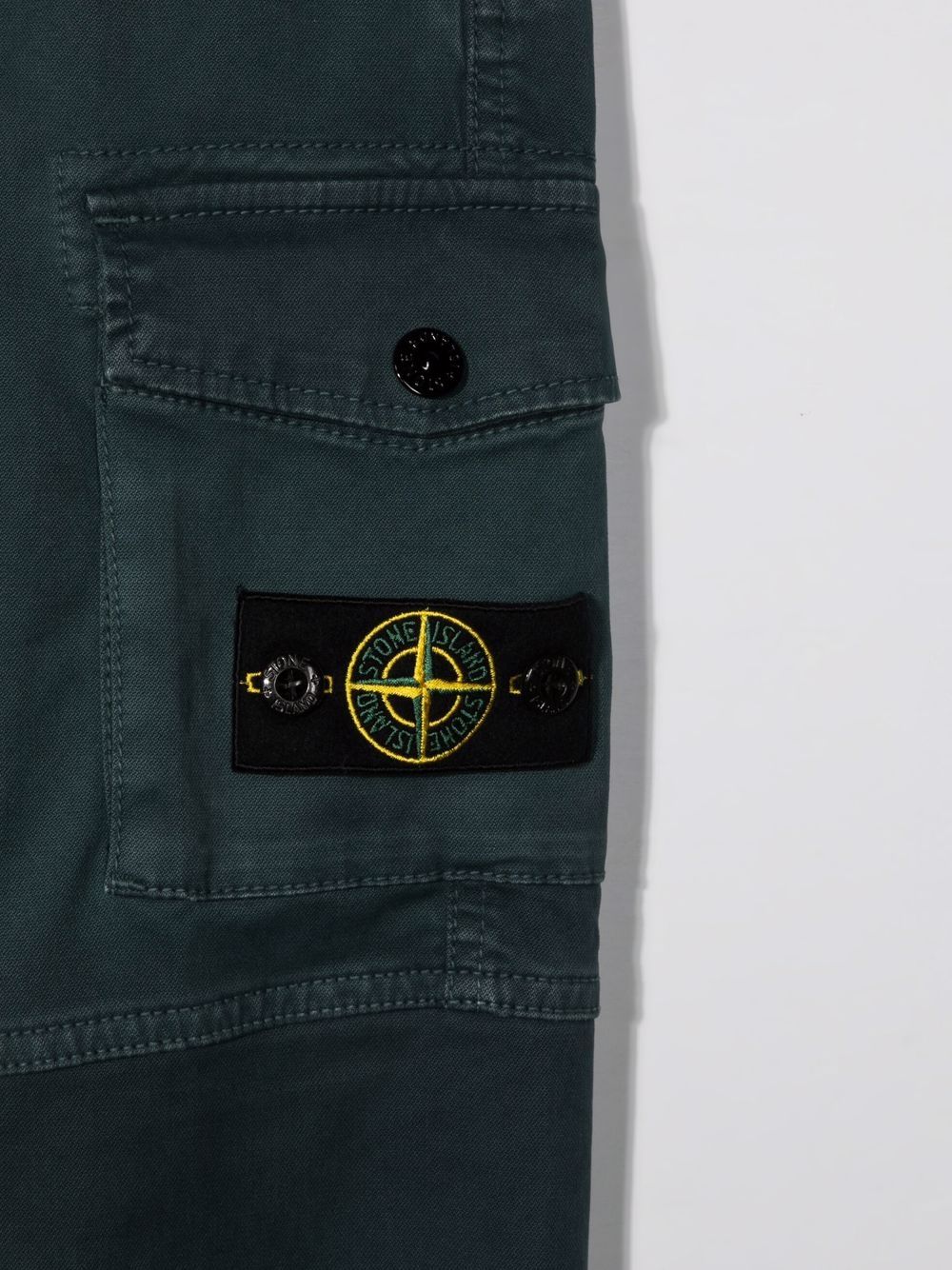 фото Stone island junior брюки карго с нашивкой-логотипом