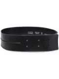 Gianfranco Ferré Pre-Owned 1990s push-lock leather belt - Black