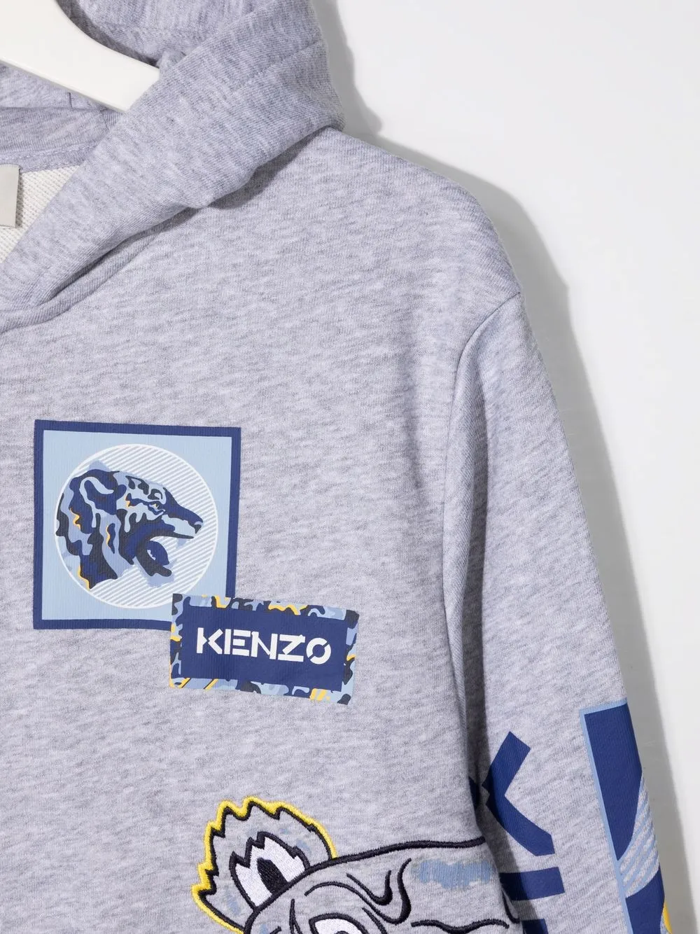 фото Kenzo kids худи с анималистичным принтом