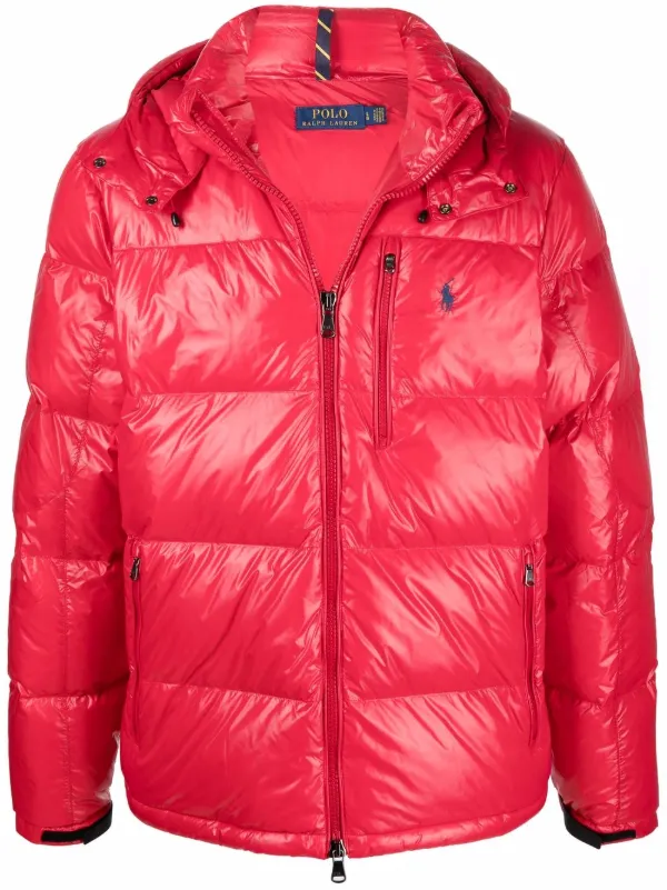 Polo Ralph Lauren glossy-finish Hooded Puffer Jacket - Farfetch