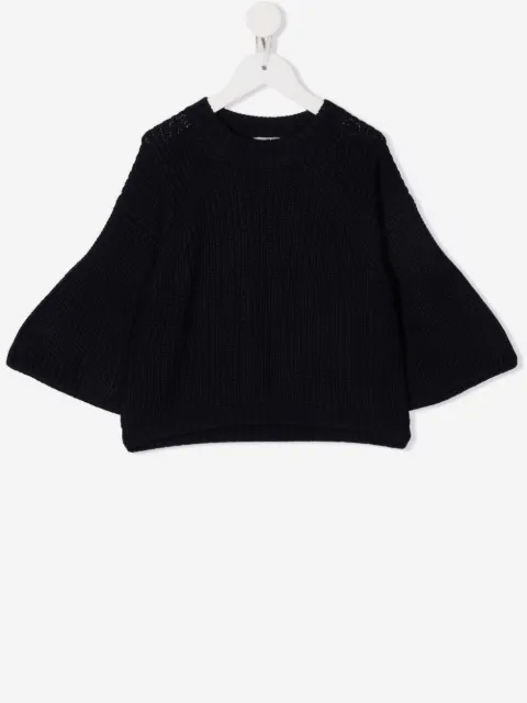 Il Gufo pull en maille nervurée