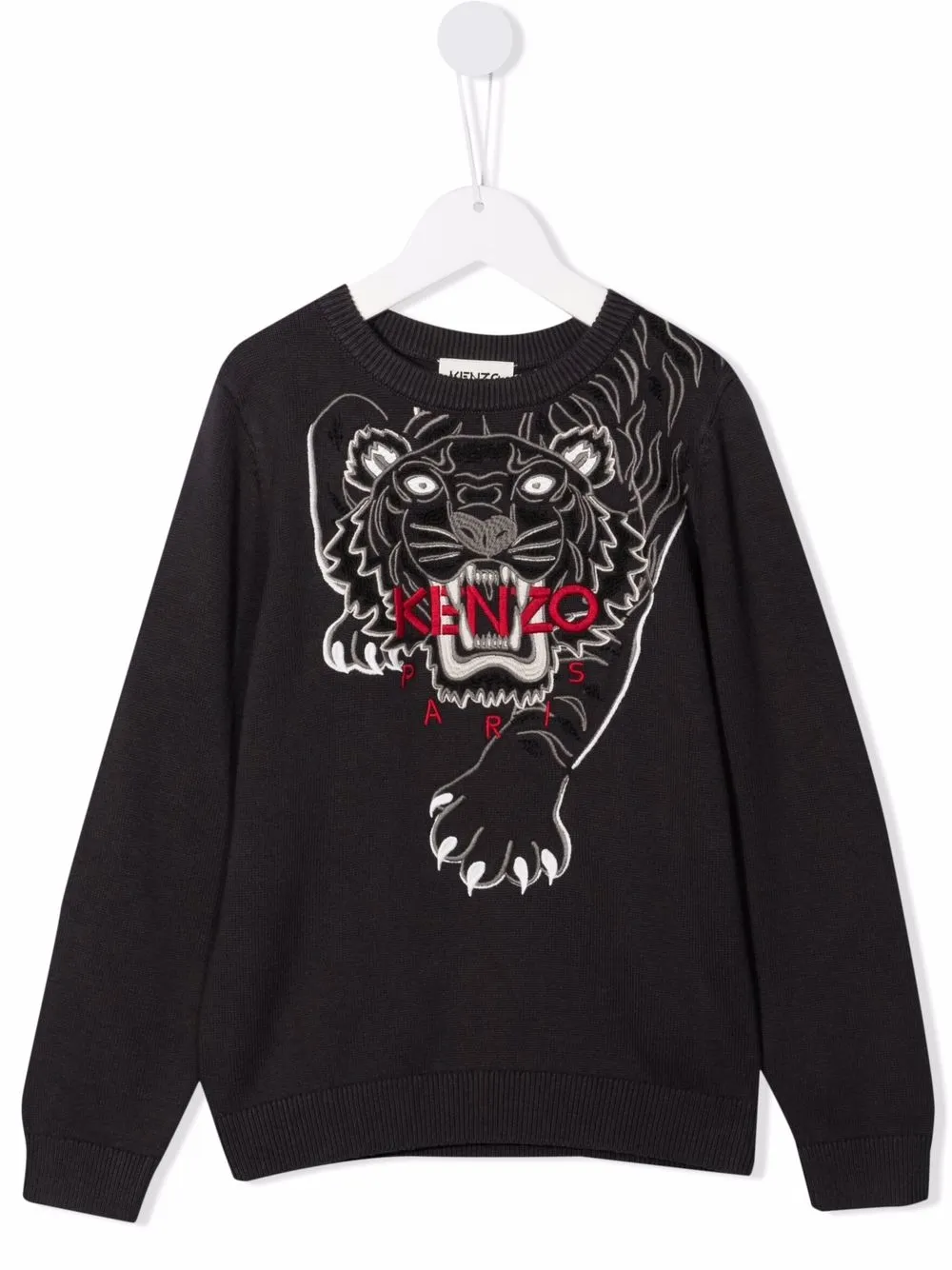 

Kenzo Kids suéter con motivo Tigre - Gris