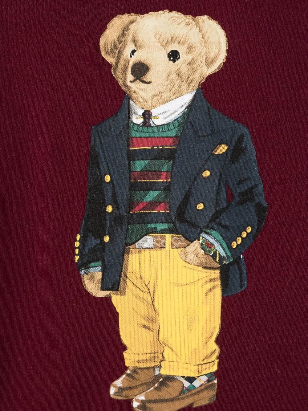 фото Ralph lauren kids толстовка с принтом polo bear