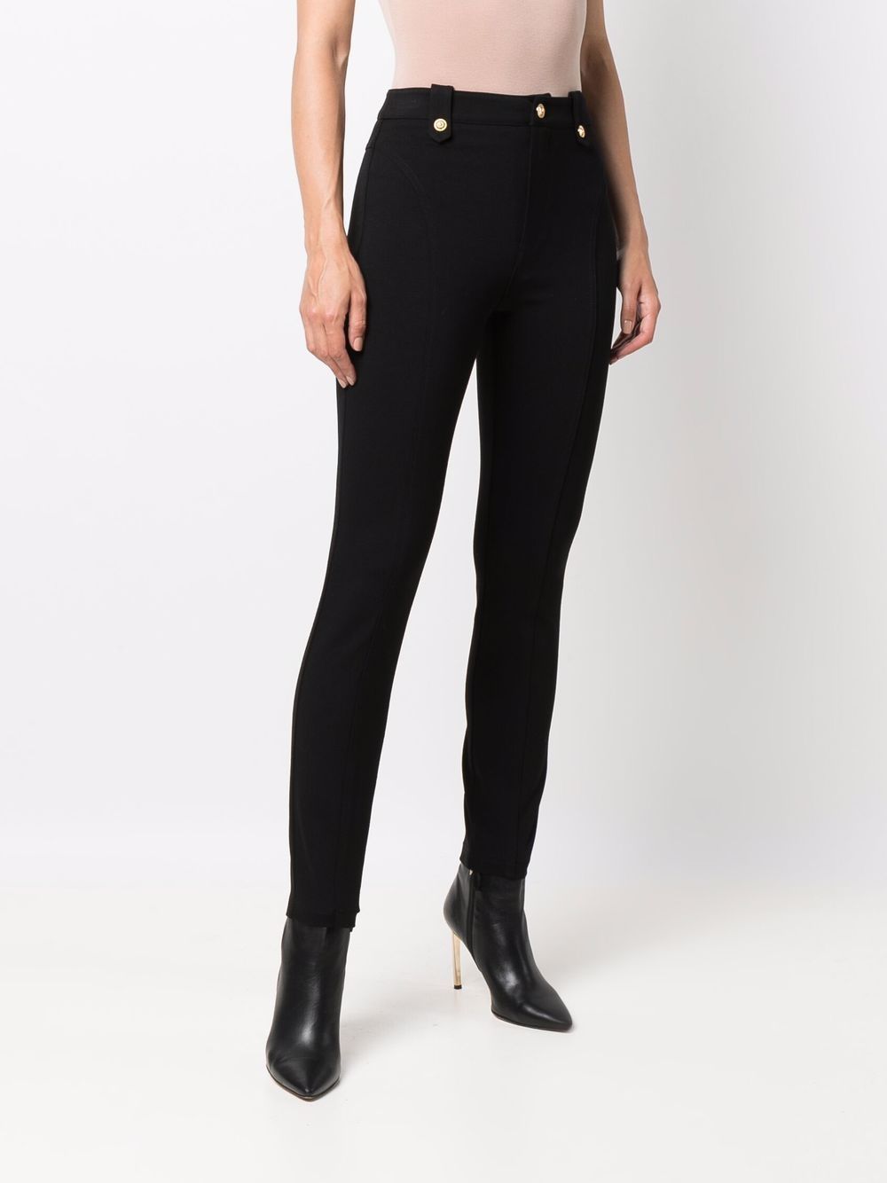 Versace Jeans Couture mid-rise Panelled Leggings - Farfetch