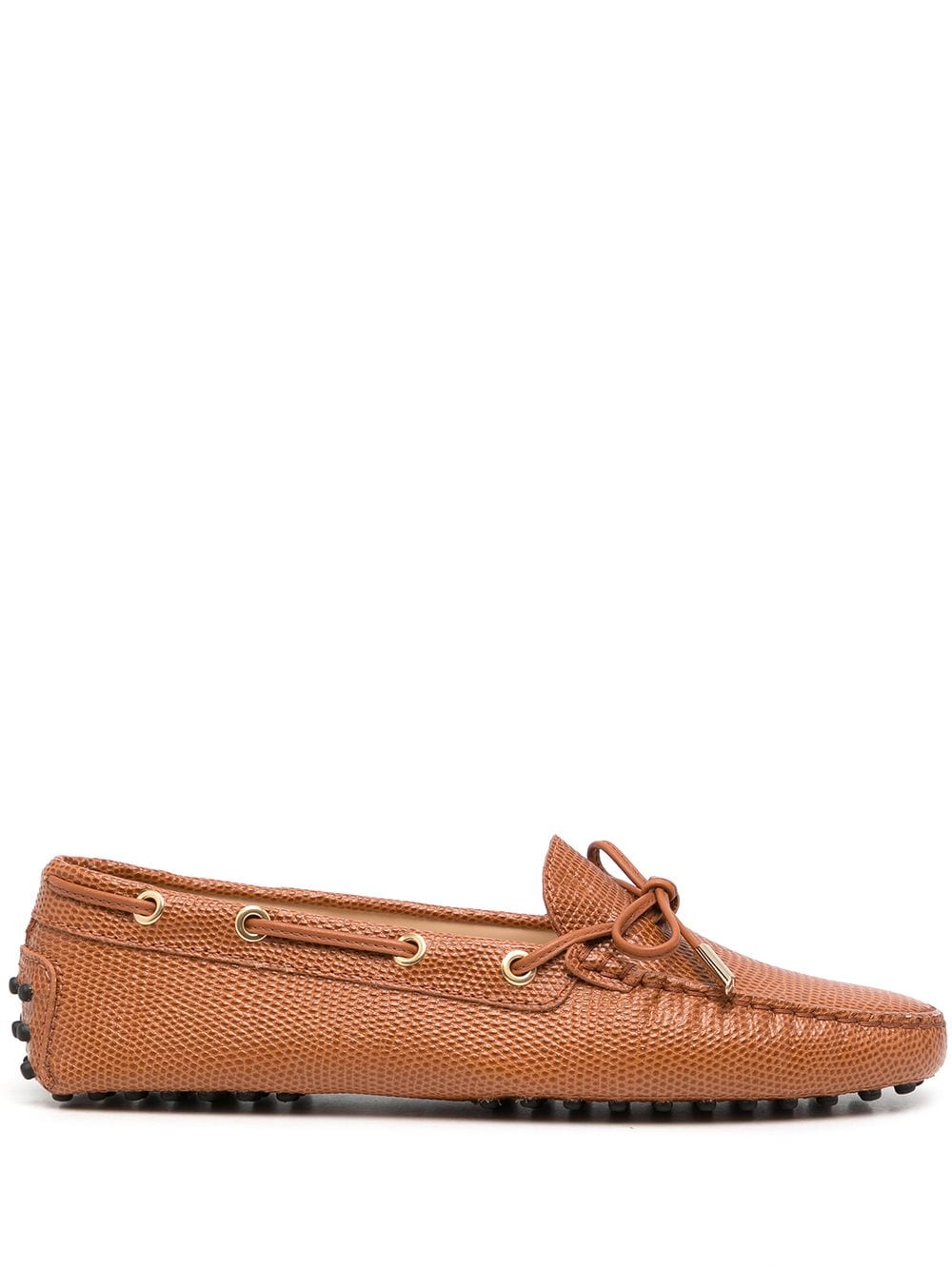 

Tod's Gommino bow-detail loafers - Brown