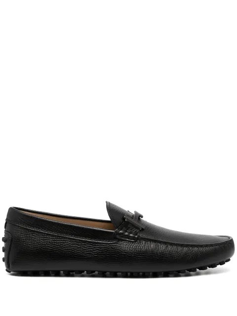 Tod's Gommini textured leather loafers