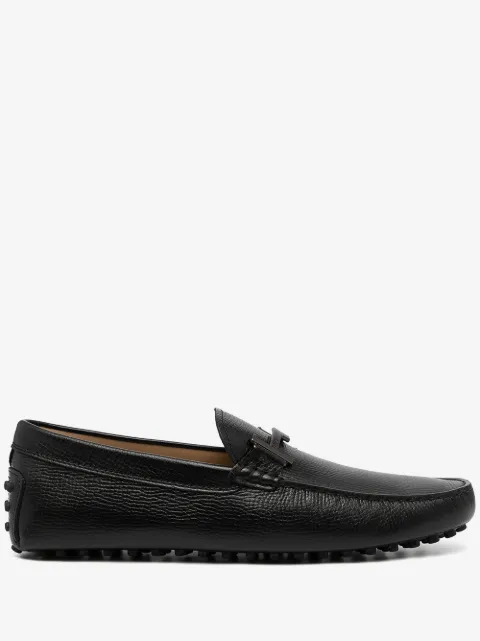 Tod's Gommini textured leather loafers