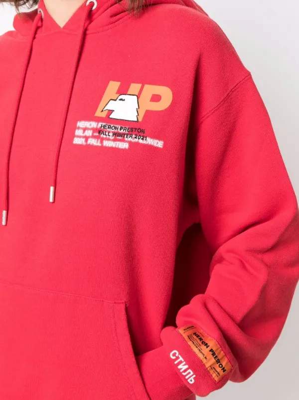 heron preston women's moletom com capuz