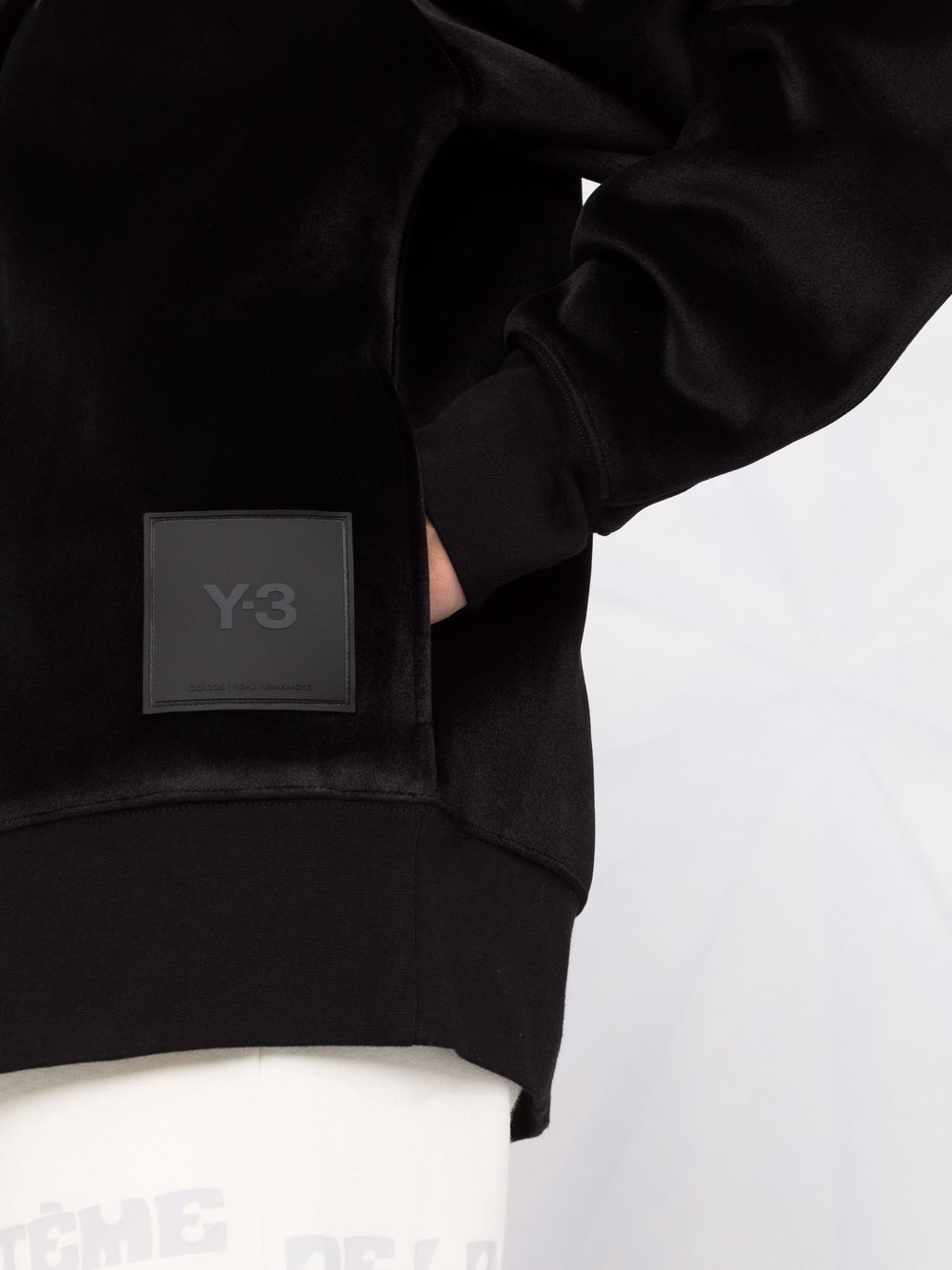 фото Y-3 logo drawstring hoodie