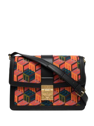 MCM Medium Tracy Flap Crossbody Bag - Farfetch