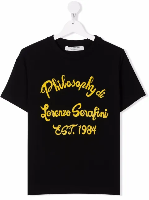 Philosophy Di Lorenzo Serafini Kids TEEN logo-print short-sleeved T-shirt