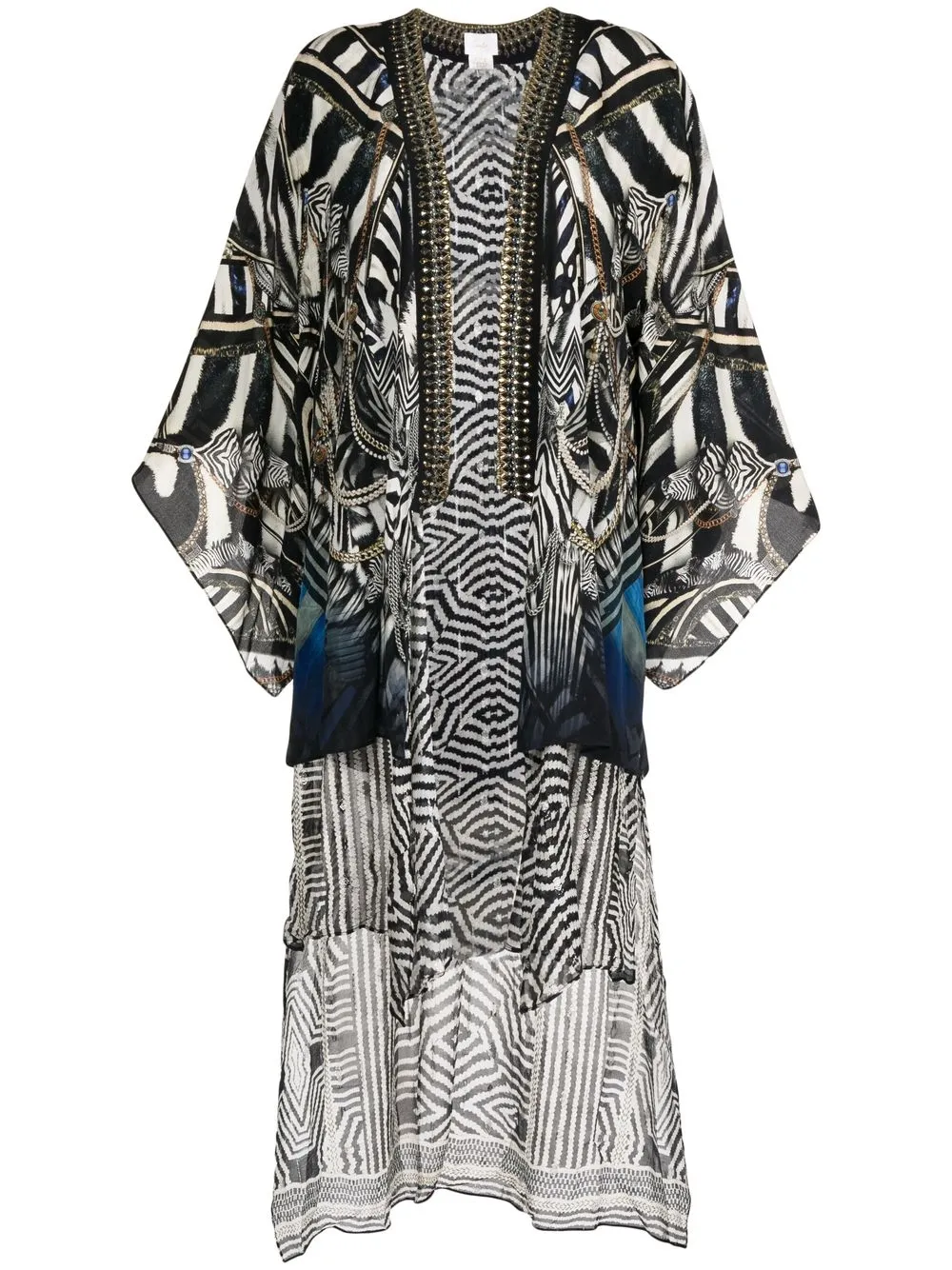

Camilla patterned silk jacket - Multicolour