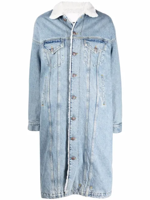 R13 long-line Denim Jacket - Farfetch