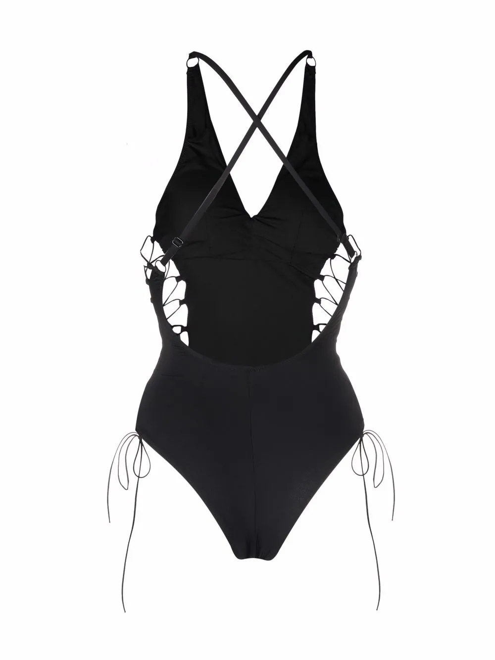 фото Noire swimwear слитный купальник со шнуровкой