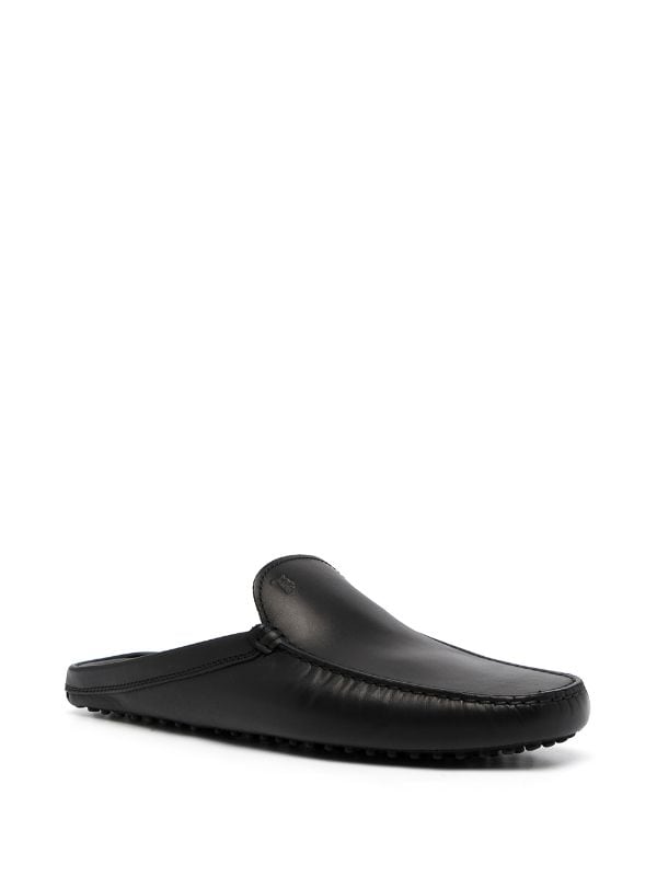 kredsløb mentalitet Lænestol Tod's Sabot Leather Slippers - Farfetch