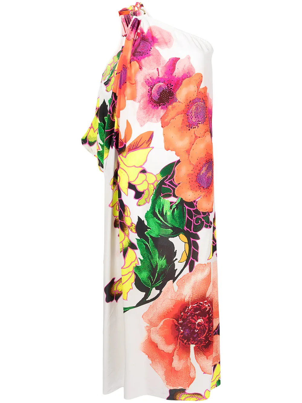 

Camilla floral-print asymmetric maxi dress - Multicolour