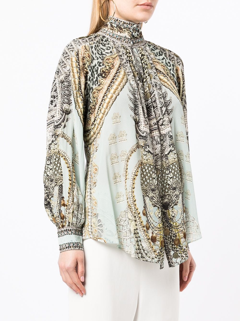 Camilla all-over graphic-print Shirt - Farfetch