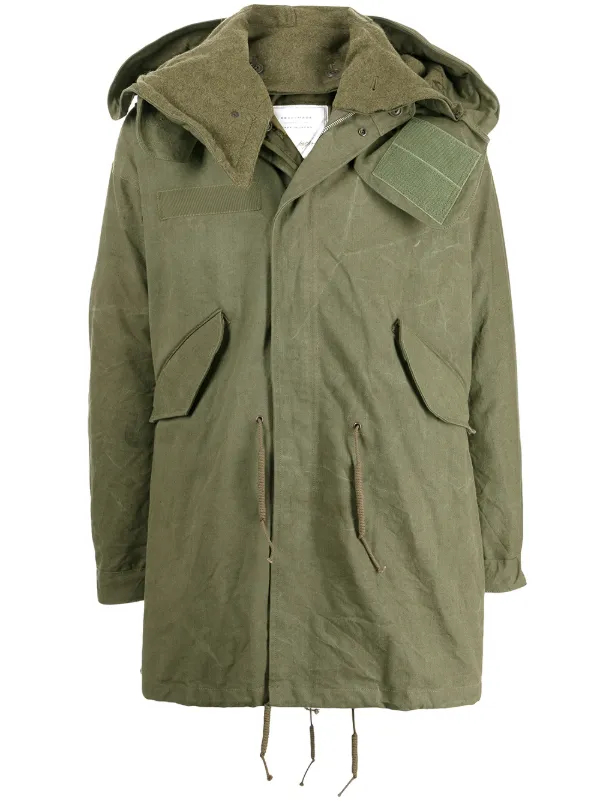 Hooded 2025 fishtail parka