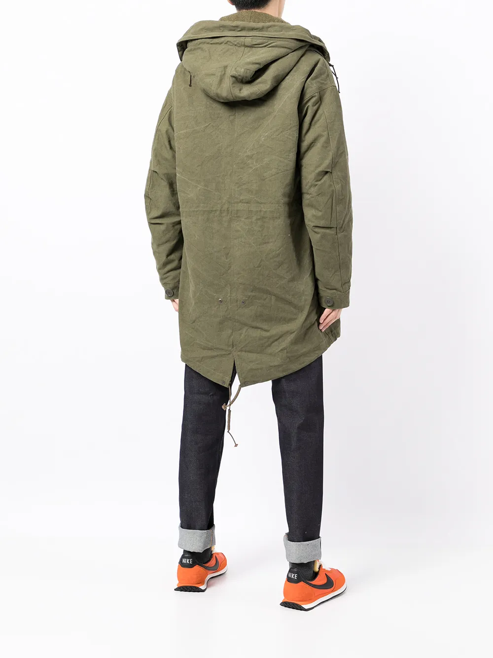 Readymade Hooded Fishtail Parka Green FARFETCH AO