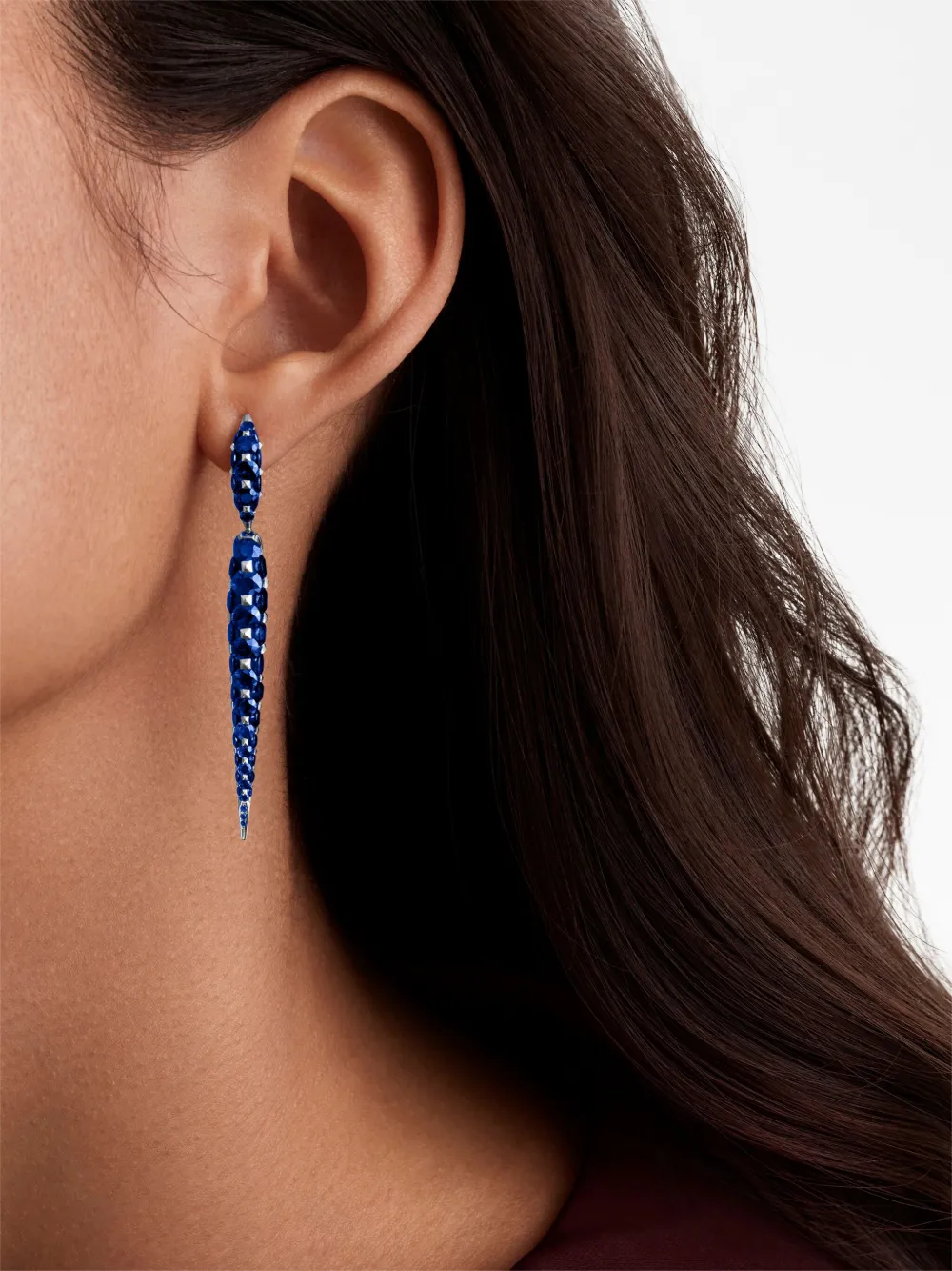 Boghossian 18kt witgouden oorbellen - Blauw