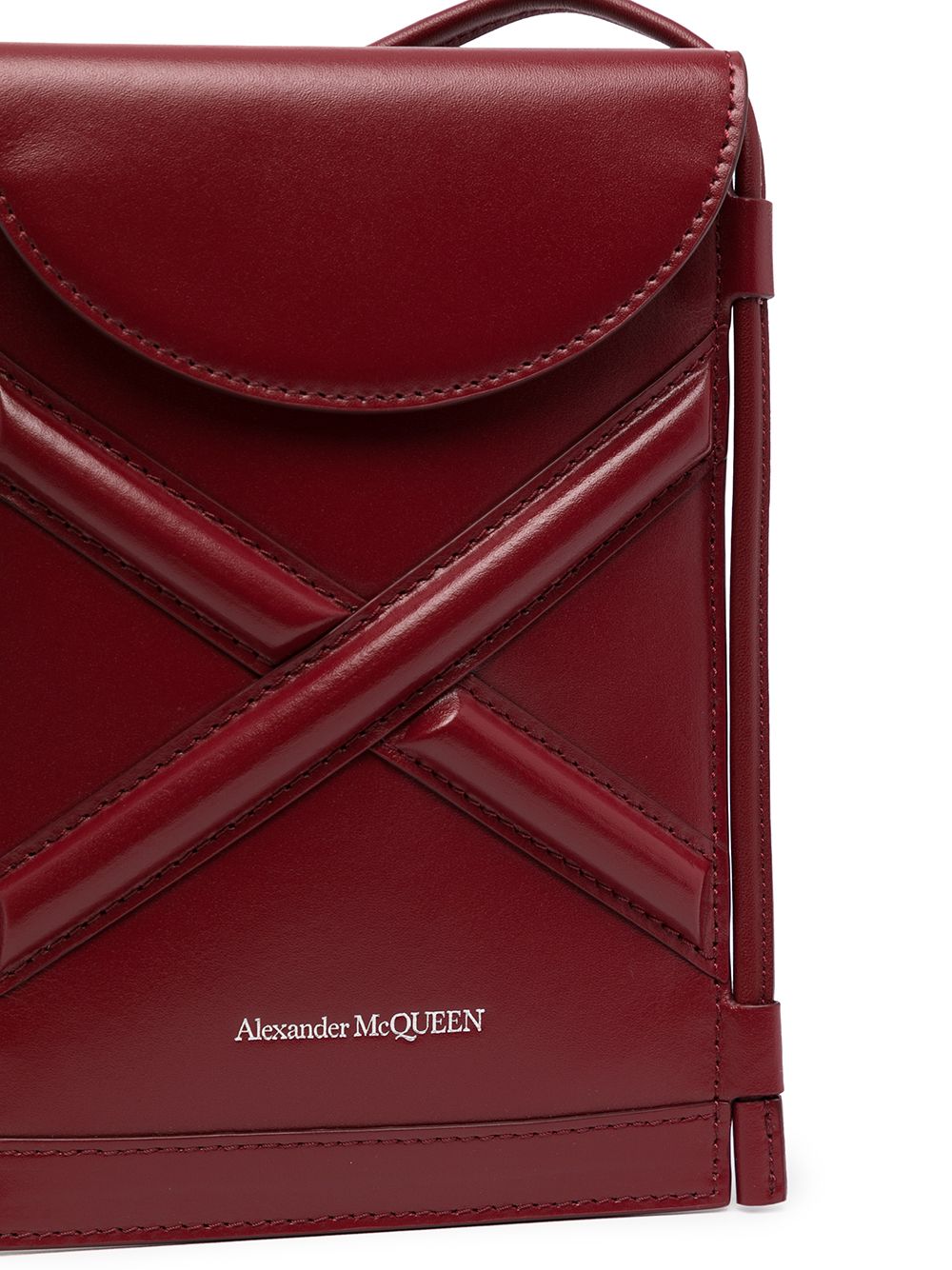 фото Alexander mcqueen сумка через плечо the curve micro